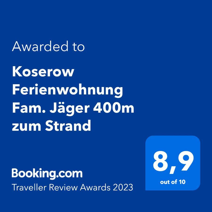 Koserow Ferienwohnung Fam. Jager 400M Zum Strand Ngoại thất bức ảnh